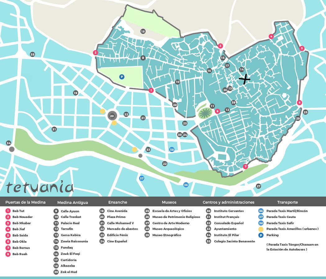 Riad Khmisa Tétouan Екстериор снимка
